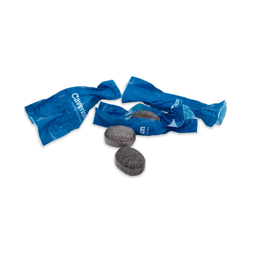 caverion godis blått papper