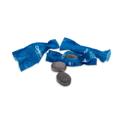 caverion godis blått papper